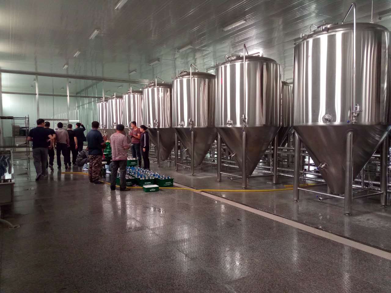 啤酒廠發酵設備-山東豪魯